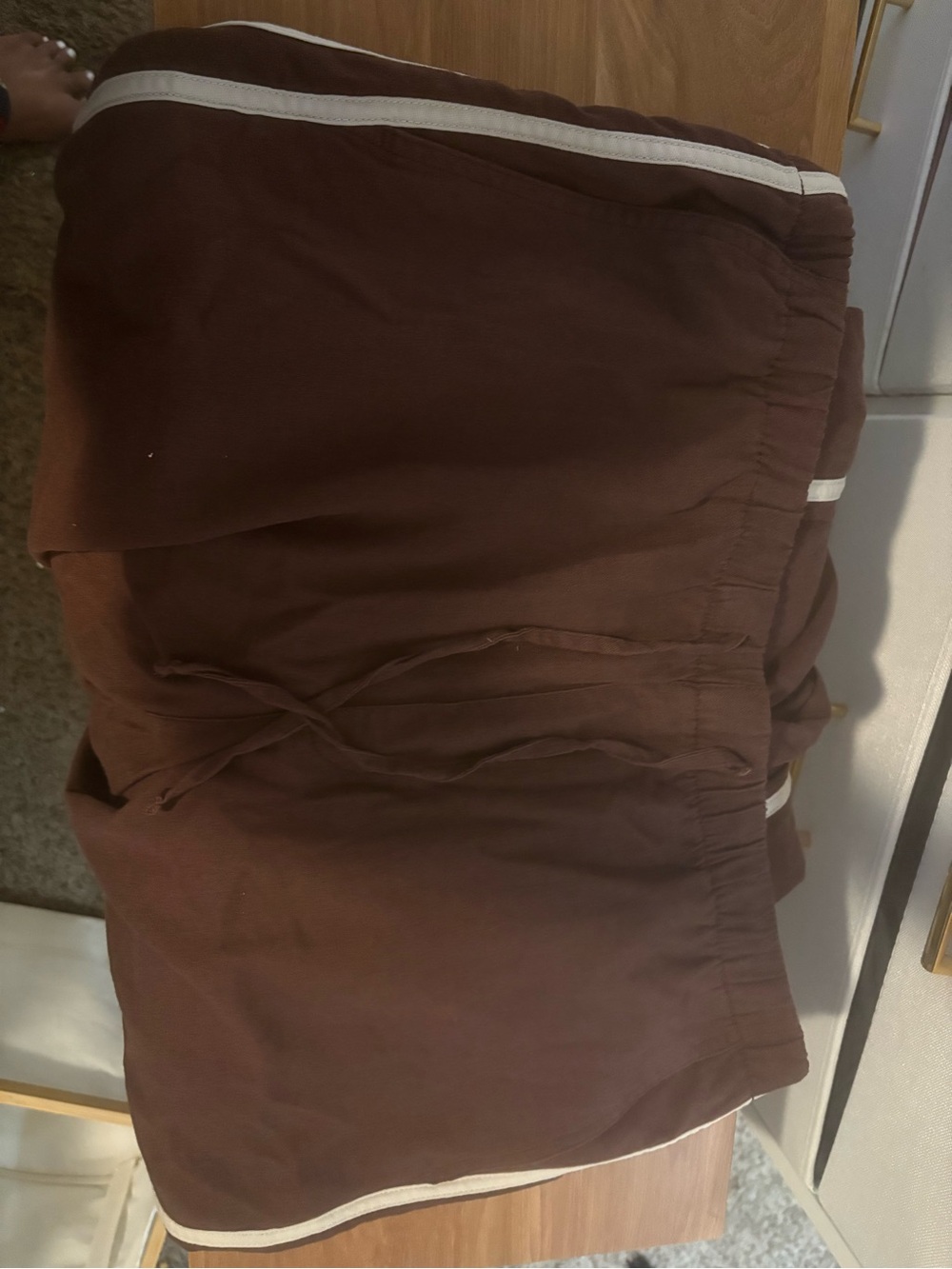 GAP Wide-Leg Pull-On Pants — Dark Brown